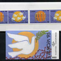 Greece 1995 Europa (Peace & Freedom) 860Dr booklet complete and very fine