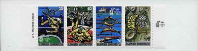 Greece 1989 Centenary of Olympic Games 330Dr booklet complete and very fine
