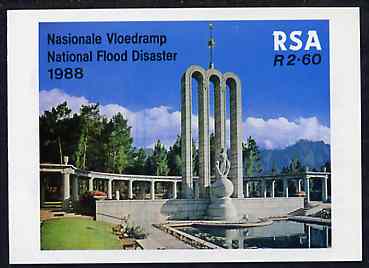 Booklet - South Africa 1987-88 National Flood Relief Fund #4 (Huguenot Monument) 2r60 booklet complete and pristine, SG SB23