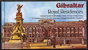 Gibraltar 1978 25th Anniversary of Coronation £1.15 self-adhesive booklet complete and pristine SG SB5