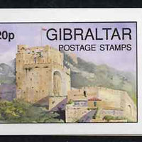 Gibraltar 1993 Moorish Castle 20p booklet complete and pristine (Contains 4 x 5p Post Office) SG B8