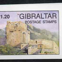 Gibraltar 1993 Moorish Castle £1.20 booklet complete and pristine (Contaings 5 x 24p Garrison Library) SG B9