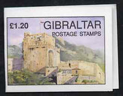 Gibraltar 1993 Moorish Castle £1.20 booklet complete and pristine (Contaings 5 x 24p Garrison Library) SG B9