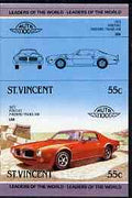 St Vincent 1985 Cars #3 (Leaders of the World) 55c Pontiac Firebird (1973) unmounted mint imperf se-tenant pair (as SG 864a)