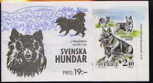 Sweden 1989 Kennel Club 19k booklet complete and pristine, SG SB421