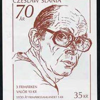 Sweden 1991 70th Birthday of Slania (engraver) 35k booklet complete with first day cancels, SG SB441