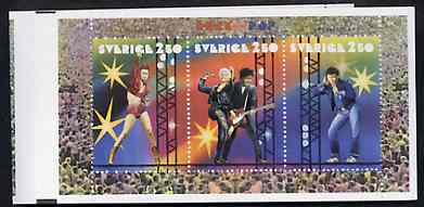 Sweden 1991 Rock & Pop 15k booklet complete and very fine, SG SB440