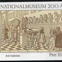 Sweden 1992 National Museum 33k booklet complete with first day cancels, SG SB451