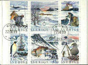 Sweden 1989 Swedish Academy of Sciences (Polar Research) 19k80 booklet complete with first day cancels, SG SB419