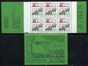 Sweden 1986 Europa 17k40 booklet complete and very fine, SG SB392