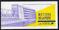 France 1991 Stamp Day 17f40 Booklet complete with first day cancels SG CSB18
