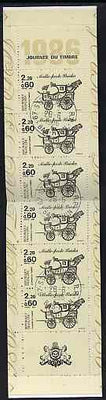 France 1986 Stamp Day 16f80 Booklet complete with first day cancels SG CSB7