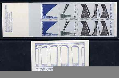 Sweden 1969 Tjorn Bridges 2k booklet complete and pristine, SG SB238