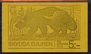 Sweden 1973 Save Our Animals 5k booklet complete and pristine, SG SB288a