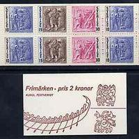 Sweden 1967 Iron Age Helmet Decorations 2k booklet (in Swedish) complete and pristine, SG SB203