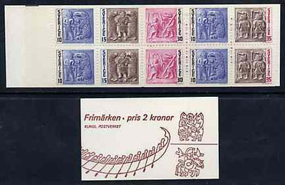 Sweden 1967 Iron Age Helmet Decorations 2k booklet (in Swedish) complete and pristine, SG SB203