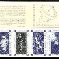 Sweden 1987 Nobel Prize Winners for Physics 14k50 booklet complete and very fine, SG SB404