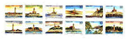 Yugoslavia 1991 Lighthouses of the Adriatic & Danube 120d booklet complete and pristine (contains complete set of 12 values)