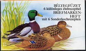 Hungary 1988 Wild Ducks 60fo booklet complete and pristine (without inscription on front cover)