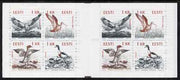 Estonia 1992 Birds of the Baltic 8kr booklet complete and very fine containing two se-tenant blocks of 4 (2 sets)