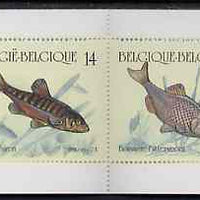 Booklet - Belgium 1990 Fish 56f booklet complete and pristine, SG SB52