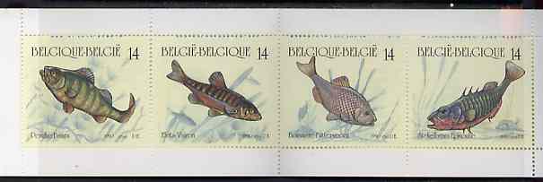 Belgium 1990 Fish 56f booklet complete and pristine, SG SB52