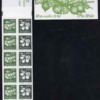 Sweden 1993 Fruits 24k booklet complete and pristine, SG SB457