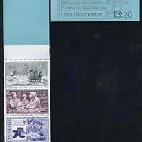 Sweden 1982 Living Together 13k20 booklet complete and pristine, SG SB360