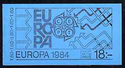 Sweden 1984 Europa 18k booklet complete and pristine, SG SB370