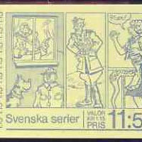 Sweden 1980 Christmas 11k50 booklet (Comic Strips) complete and pristine, SG SB344