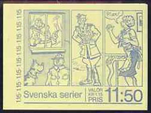 Sweden 1980 Christmas 11k50 booklet (Comic Strips) complete and pristine, SG SB344