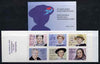 Finland 1992 Noted Finnish Women 12m60 booklet complete and pristine, SG SB33