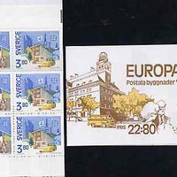 Sweden 1990 Europa 22k80 booklet complete and pristine, SG SB425