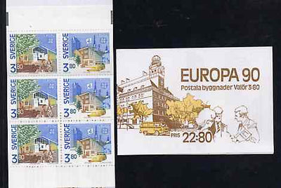 Sweden 1990 Europa 22k80 booklet complete and pristine, SG SB425