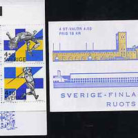 Sweden 1994 Sweden-Finland Athletics Meeting 18k booklet complete and pristine SG SB472