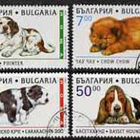 Bulgaria 1997 Dogs perf set of 4 fine cto used, SG 4120-23