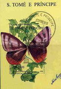 St Thomas & Prince Islands 1996 Butterflies perf miniature sheet cto used