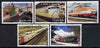 St Thomas & Prince Islands 1997 Locomotives complete set of 5 values cto used