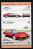 St Vincent 1983 $2 Ferrari Boxer,512BB (1976) unmounted mint imperf se-tenant pair (as SG 737a)