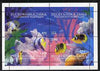 Touva 1996 Marine Life perf sheetlet containing complete set of 4 values cto used