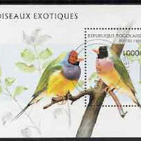 Togo 1996 Birds perf miniature sheet cto used