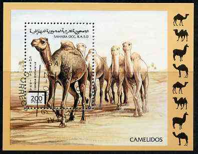 Sahara Republic 1996 Camels perf set of 6 very fine cto used*