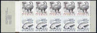 Sweden 1988 Coastal Wildlife 22k booklet complete and very fine, SG SB407