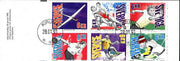 Sweden 1993 Sports Championships 36k booklet complete with first day cancels, SG SB456