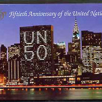 Booklet - United Nations (NY) 1995 50th Anniversary $3.84 booklet complete with first day cancels