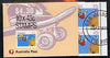 Australia 1990 Skateboarding $4.30 booklet complete with first day cancels, SG SB70