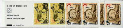 Netherlands 1988 Welfare Funds - Zoological Society 3g90 booklet complete and pristine, SG SB99