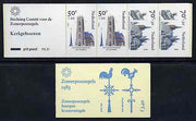 Netherlands 1985 Welfare Funds - Religious Buildings 3g40 booklet complete and pristine, SG SB92