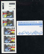 Netherlands 1991 Welfare Funds - Farm Houses 5g booklet complete and fine, SG SB103