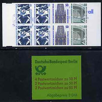 Booklet - Germany - West Berlin 1989 Tourist Sights 3m booklet complete and pristine, SG BSB14